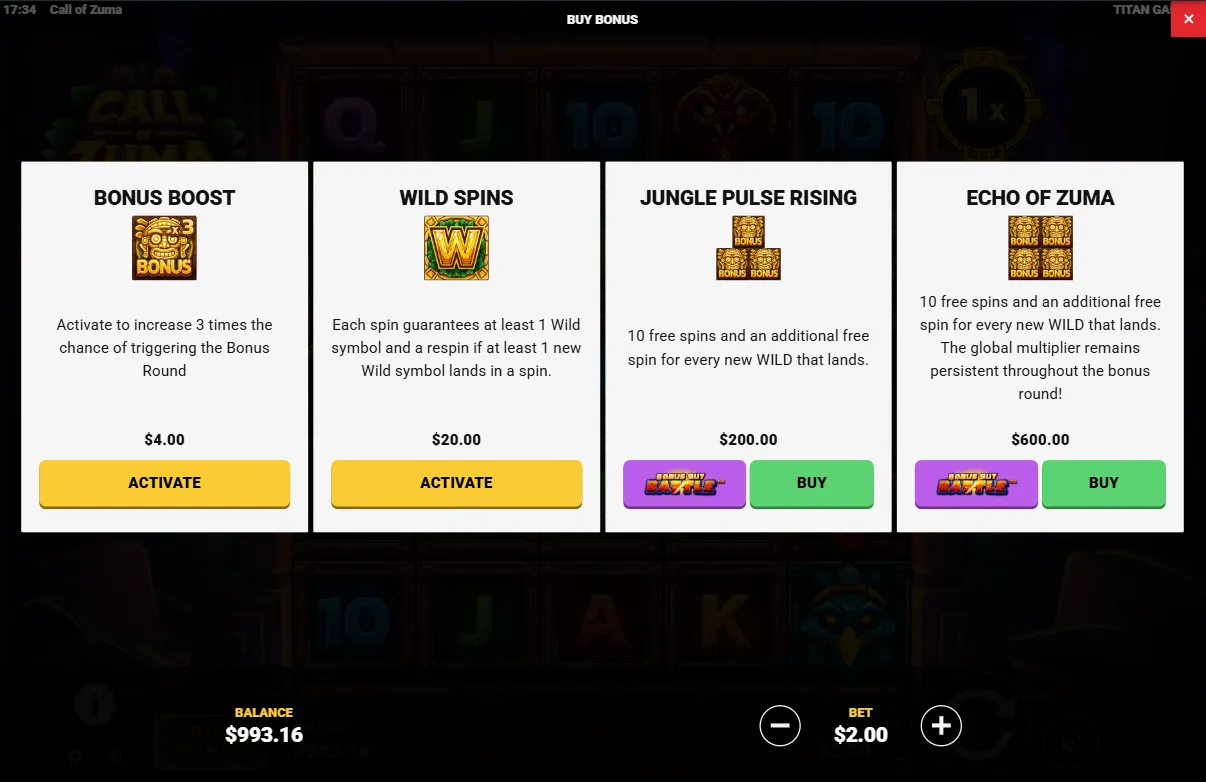 Call of Zuma Slot